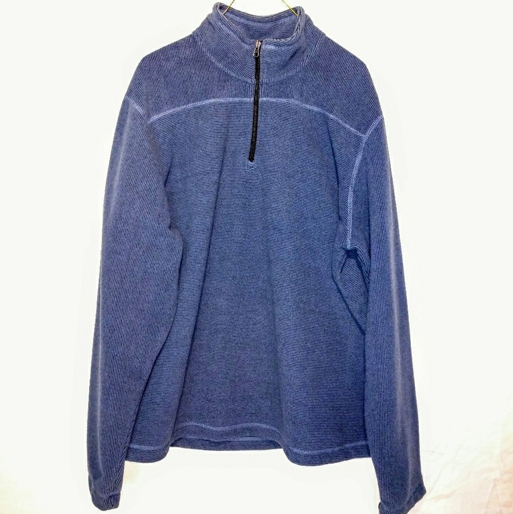 FADED GLORY 1/4 ZIP PULLOVER SWEATER